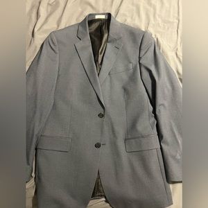 J. Ferrar Slim Fit 42R Suite Steel Blue